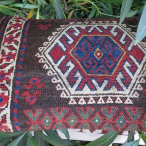 Jaff kurdish rug pillow