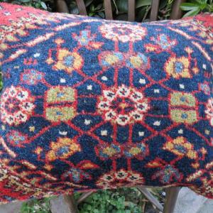 Rare rug pillow